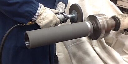 Polishing with Scotch Brite 645DC Diamond Unitized Wheel Video
